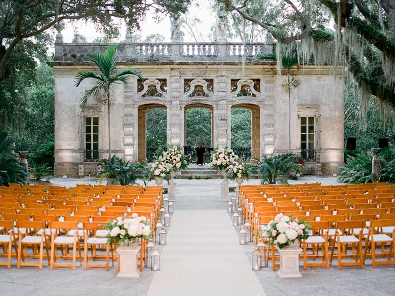 Chairs arranged for an event